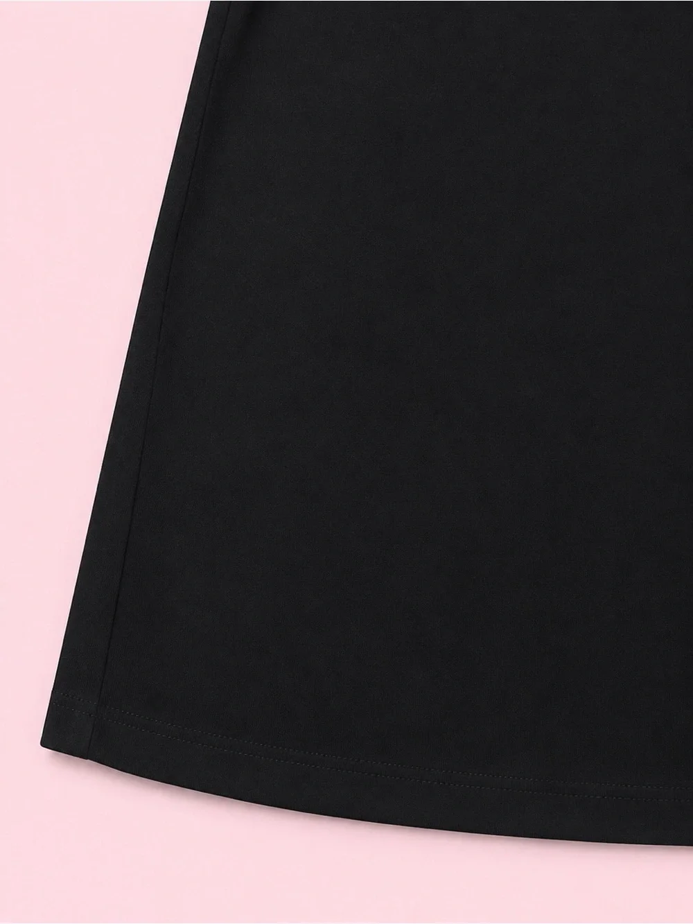 Kids Nike Black Dress with White Floral Swoosh